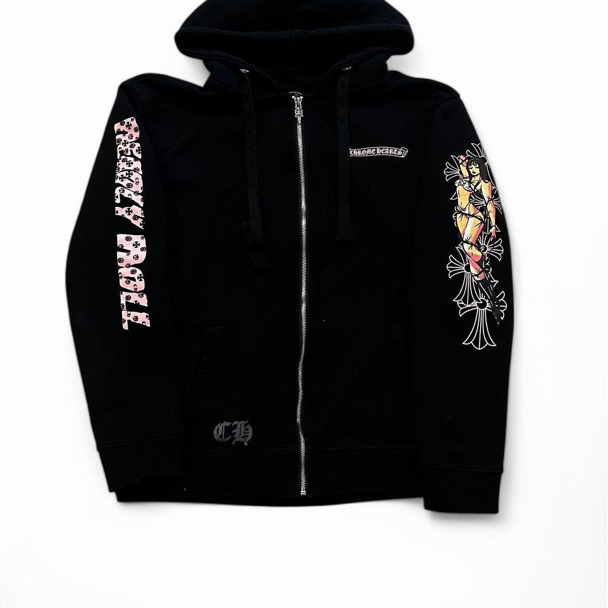Chrome hearts zip up