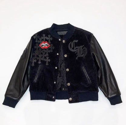 Chrome hearts leather jacket
