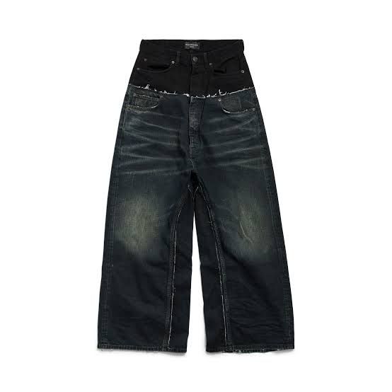 Balenciaga Double Waisted Jeans