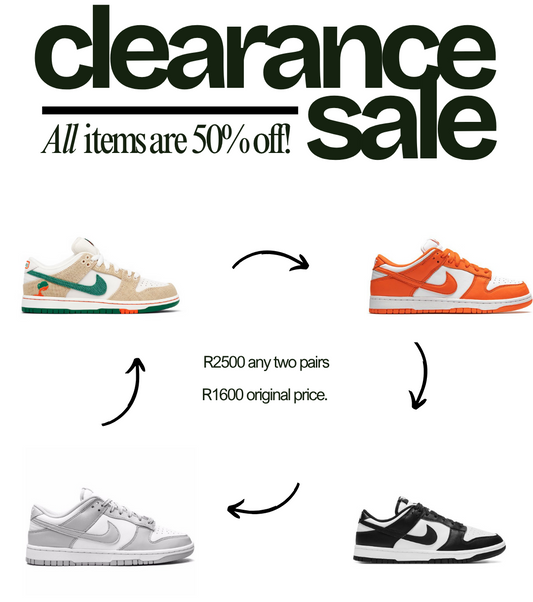 ANY 2 NIKE DUNK LOW'S