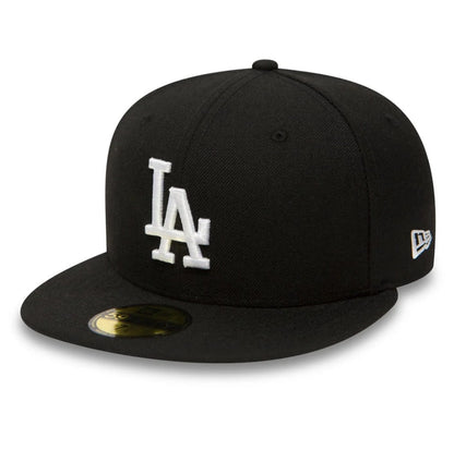 LA Dodgers Black 59FIFTY Fitted Cap