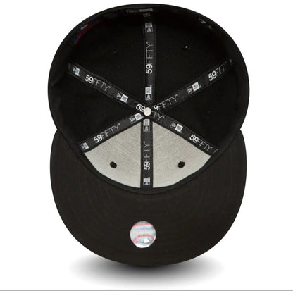 LA Dodgers Black 59FIFTY Fitted Cap
