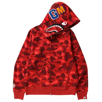 Bape shark camo hoodie