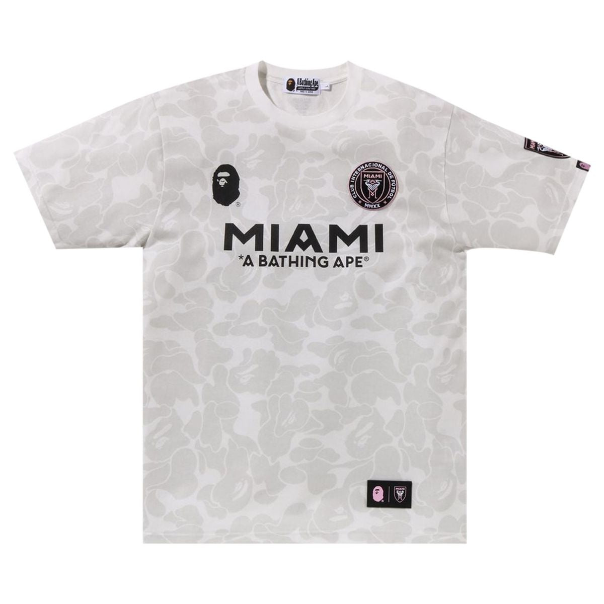 Bape X Inter Miami Football Tee